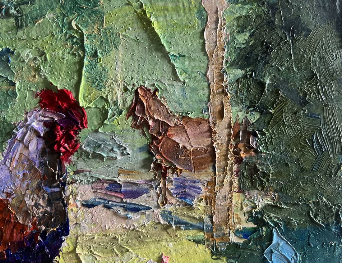 Oil painting Master of the yard Boris Serdyuk - 6