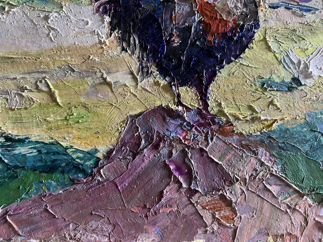 Oil painting Master of the yard Boris Serdyuk - 7