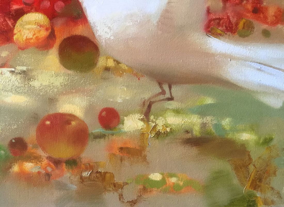 Abstract oil painting Pigeons Anatoly Borisovich Tarabanov - 10