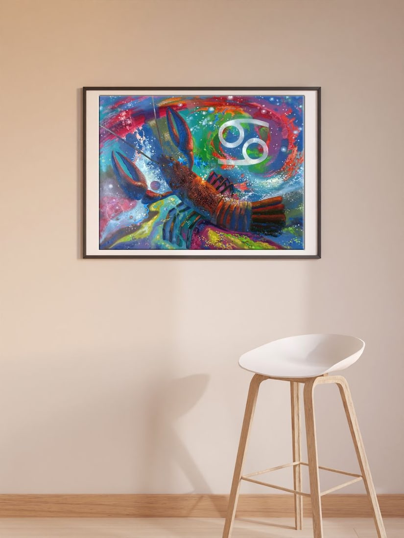 Abstract oil painting Cancer Anatoly Borisovich Tarabanov - 2