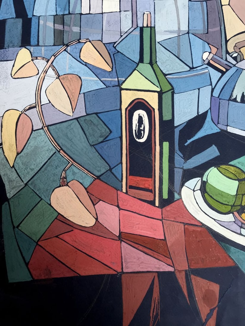 Gouache painting Poultry farming Unknown artist - 8