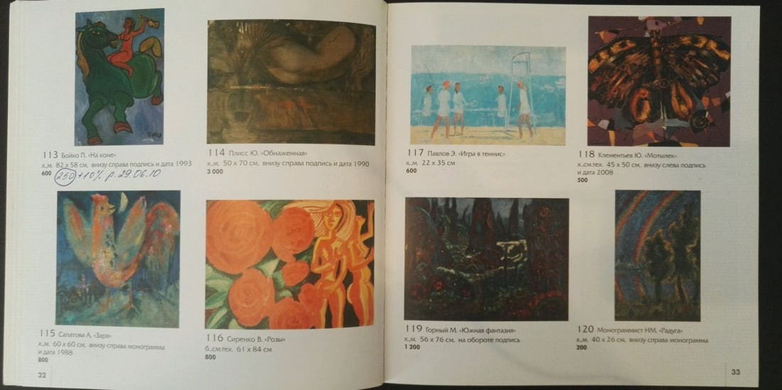 Abstract oil painting Butterfly Klementyev Yuri Leonidovich - 10