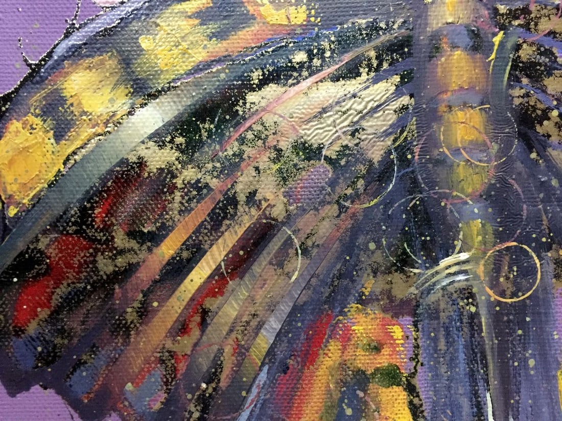 Abstract oil painting Butterfly Klementyev Yuri Leonidovich - 3