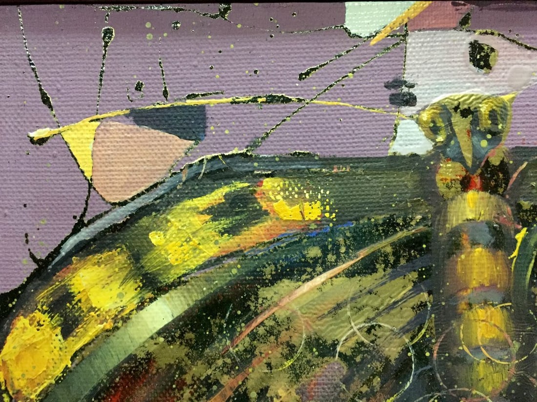 Abstract oil painting Butterfly Klementyev Yuri Leonidovich - 4