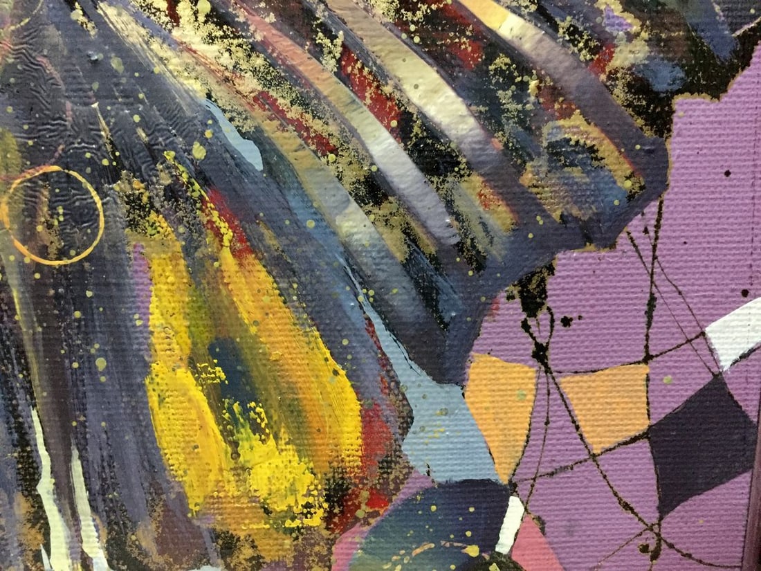 Abstract oil painting Butterfly Klementyev Yuri Leonidovich - 6