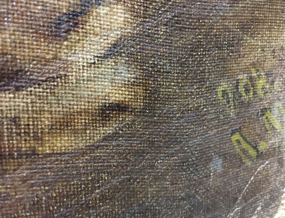 Oil painting Portrait of a lion - 7