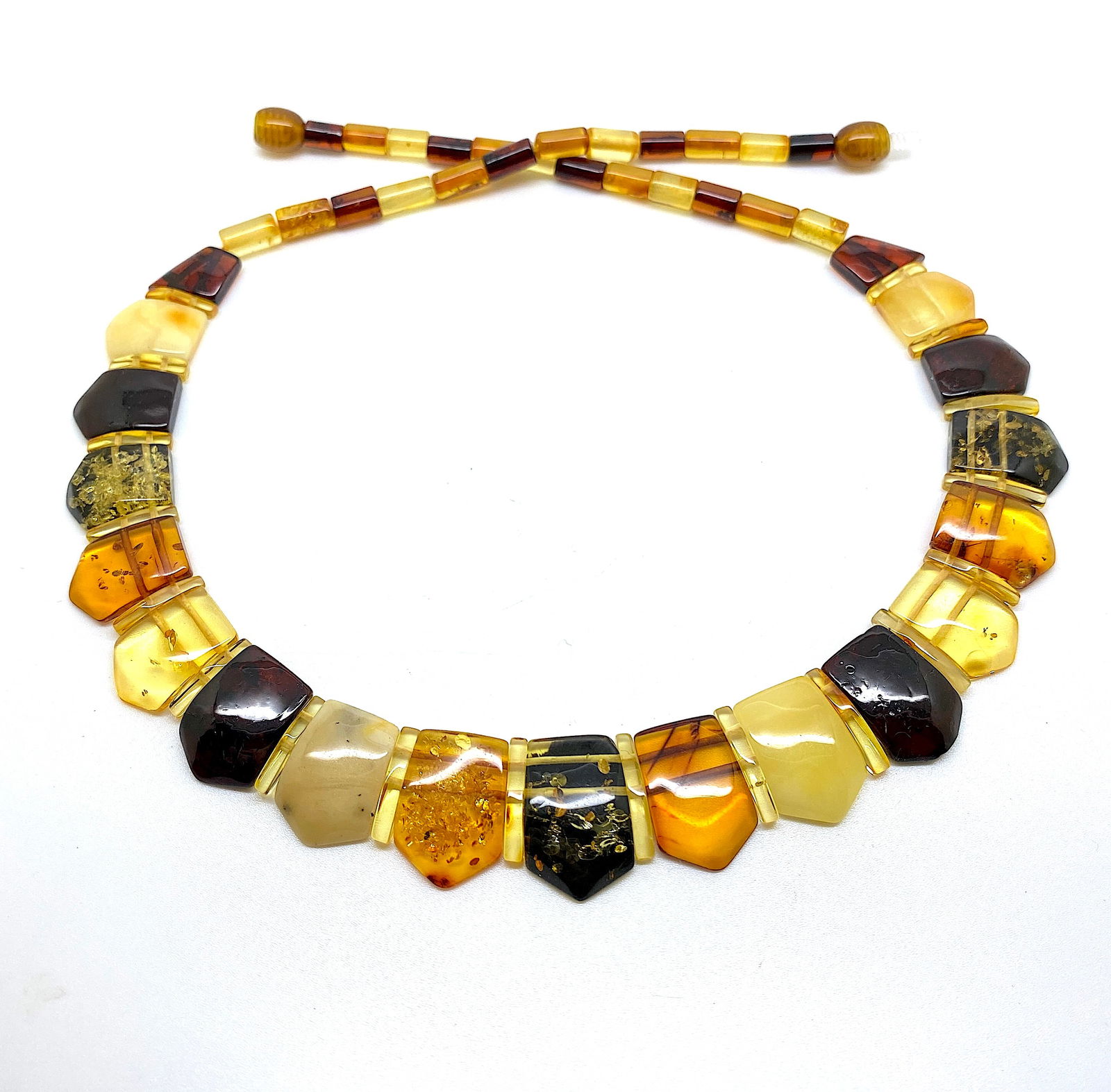Astonishing Amber Cleopatra necklace - 9