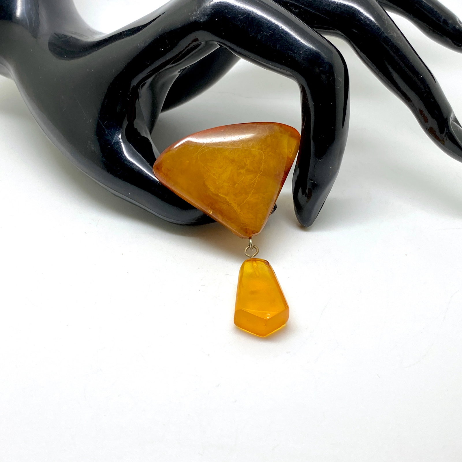 Unique and Beautiful Amber Brooch - 5