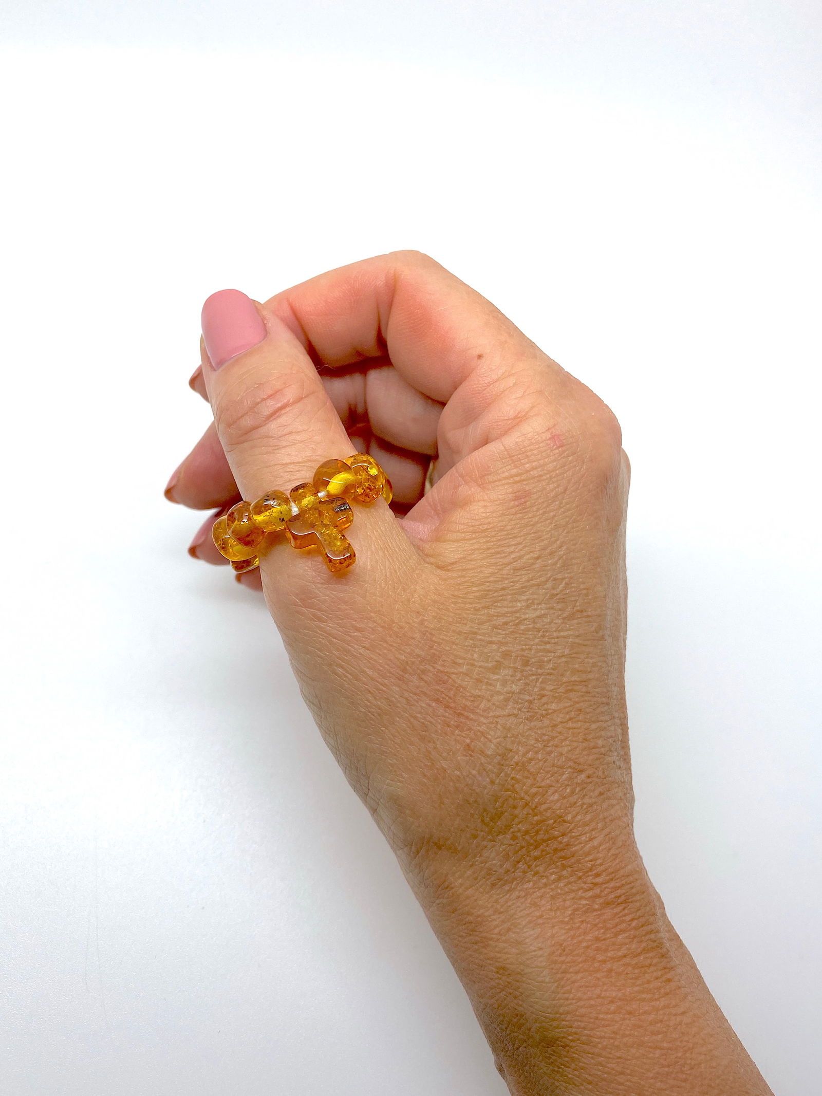 Astonishing Vintage Amber Ring - 7