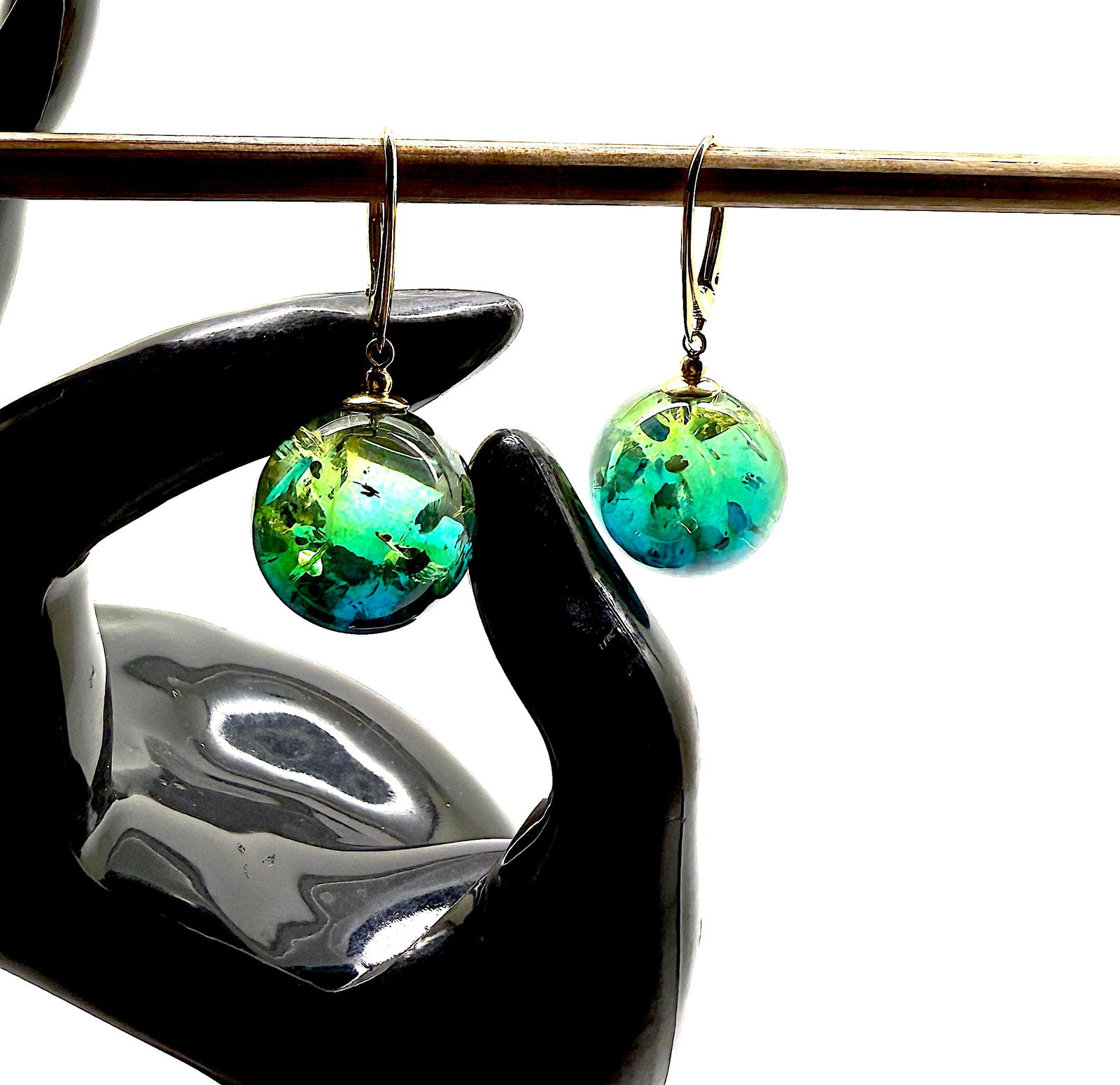 Splendid Amber Earrings - 2