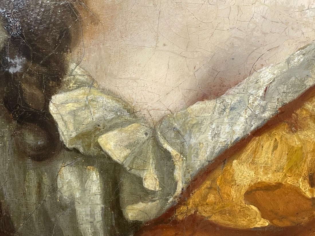 Huge Oil Painting Elizabeth Countess Of Westmorland Circle Of Godfrey Kneller - 11