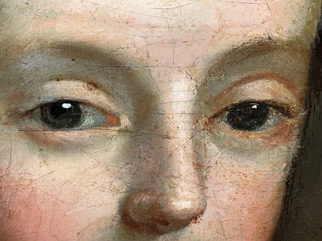 Huge Oil Painting Elizabeth Countess Of Westmorland Circle Of Godfrey Kneller - 8