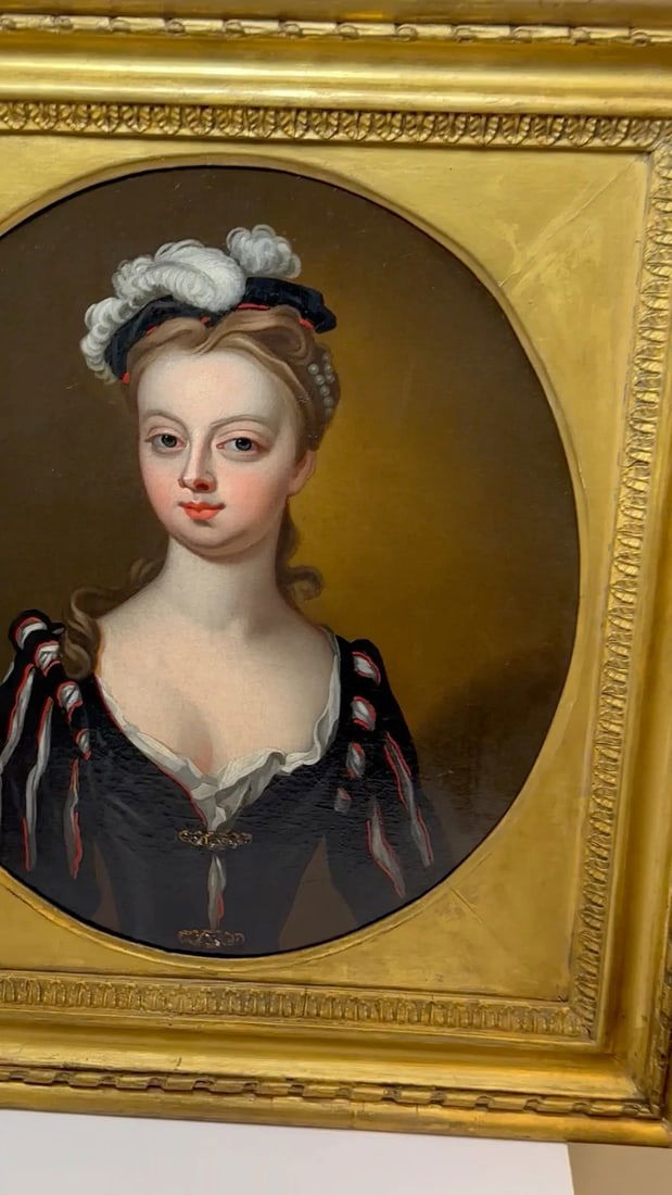 Oil Portrait Lady Lucy Montagu Countess of Guilford Circle John Vanderbank C1734 - 2