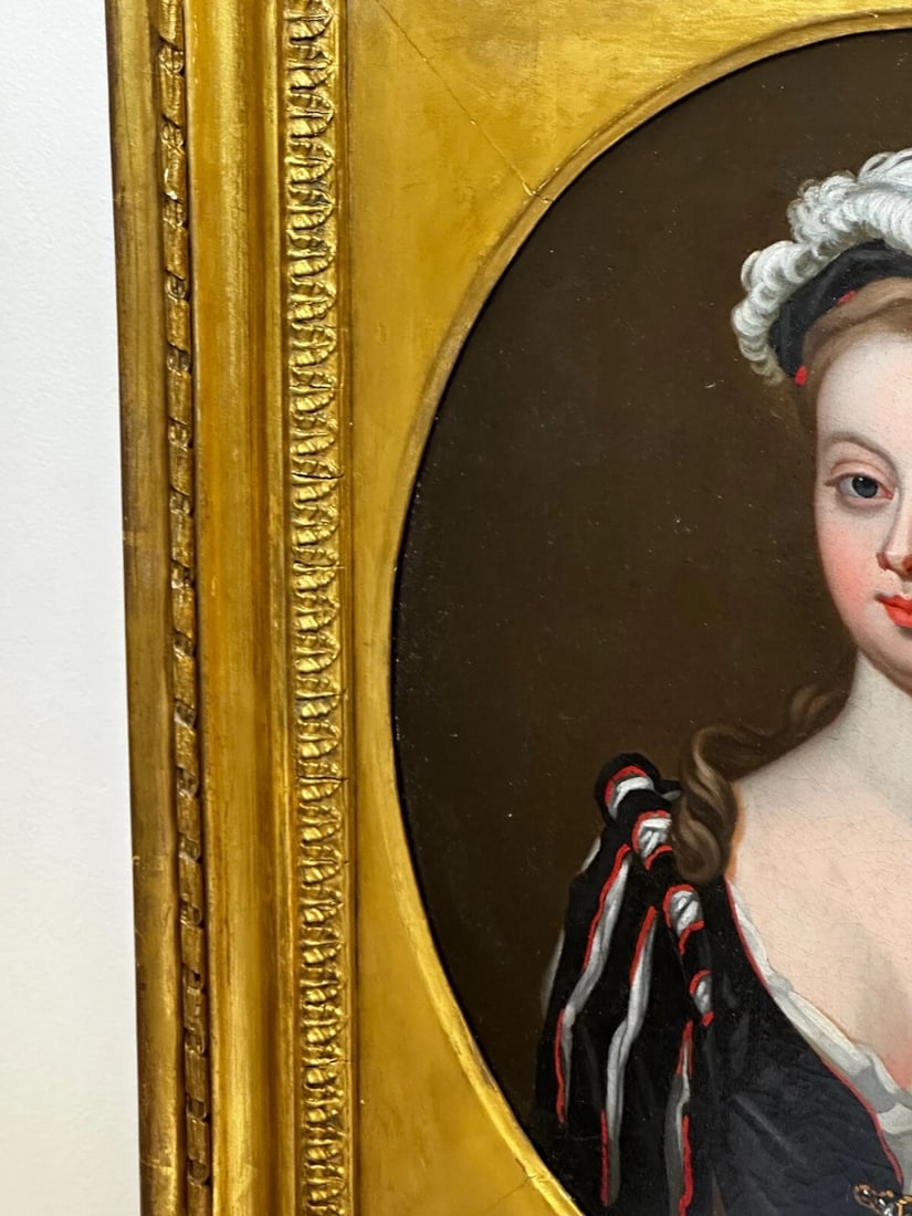 Oil Portrait Lady Lucy Montagu Countess of Guilford Circle John Vanderbank C1734 - 6