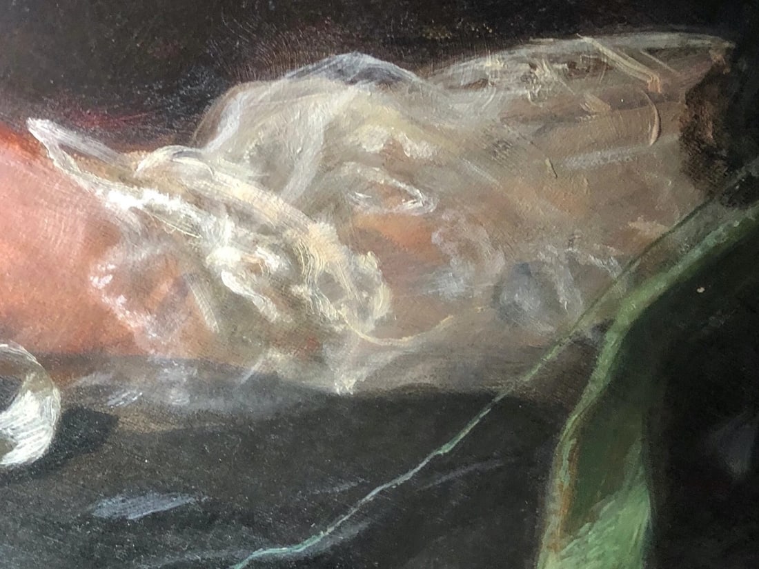 Large Pre-Raphaelite Oil Painting Portrait Lady Halle By John Collier OBE RP - 6