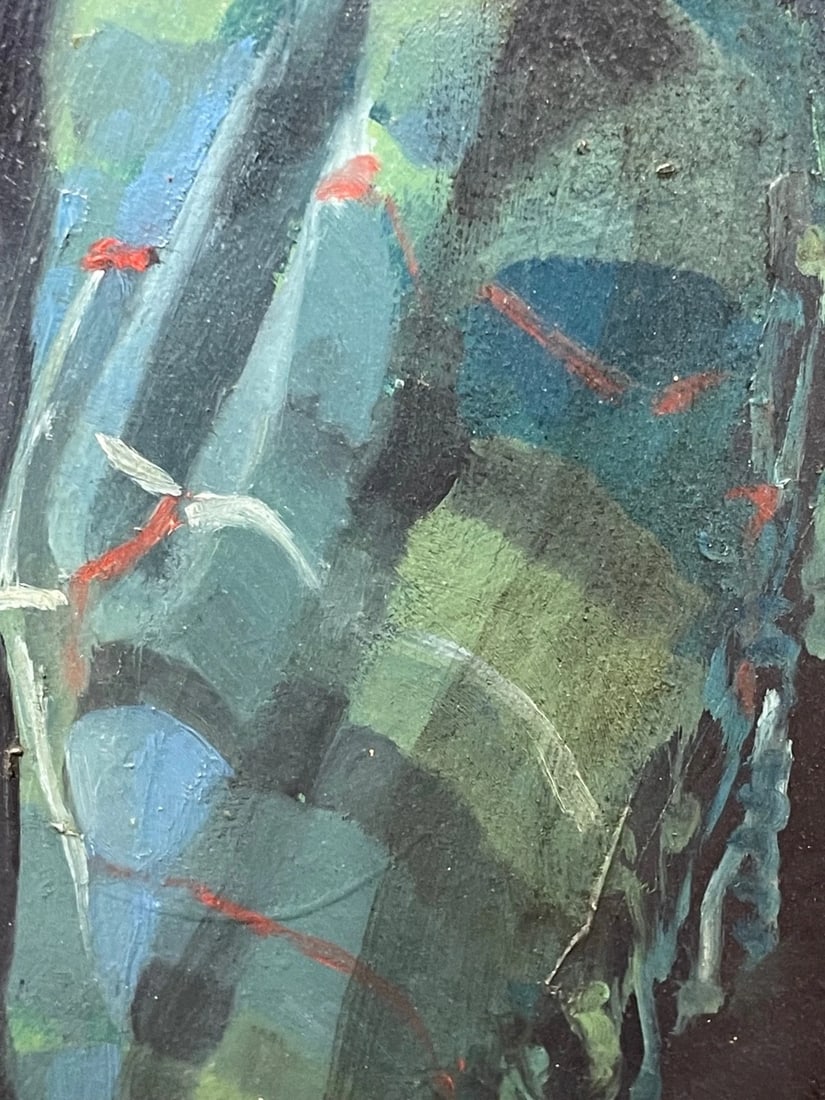 Huge Oil Portrait of British Diplomat Sir Leslie Fielding KCMG C1974 Framed - 17