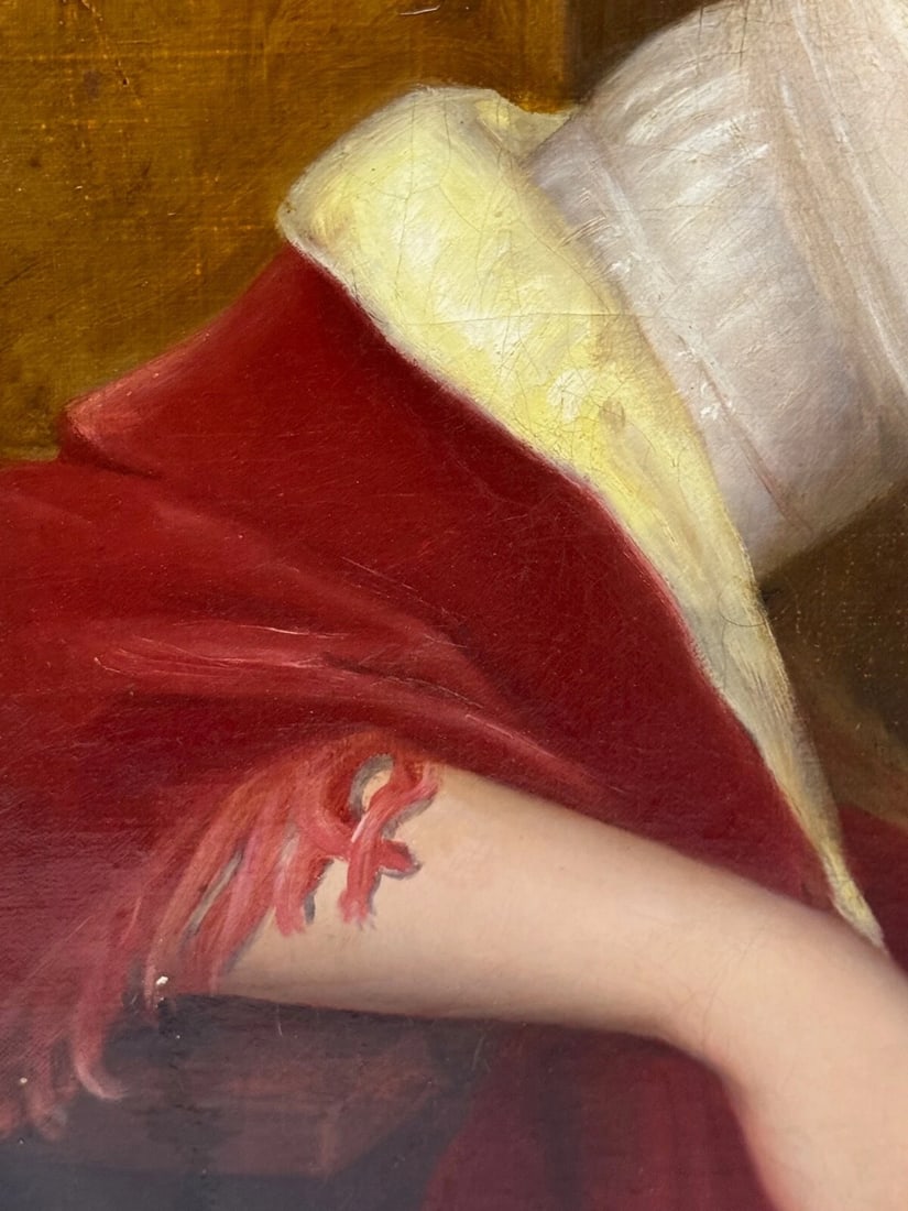 Large Early 19th Century English Oil Painting Portrait Lady Sara Losh 1785–1853 - 16