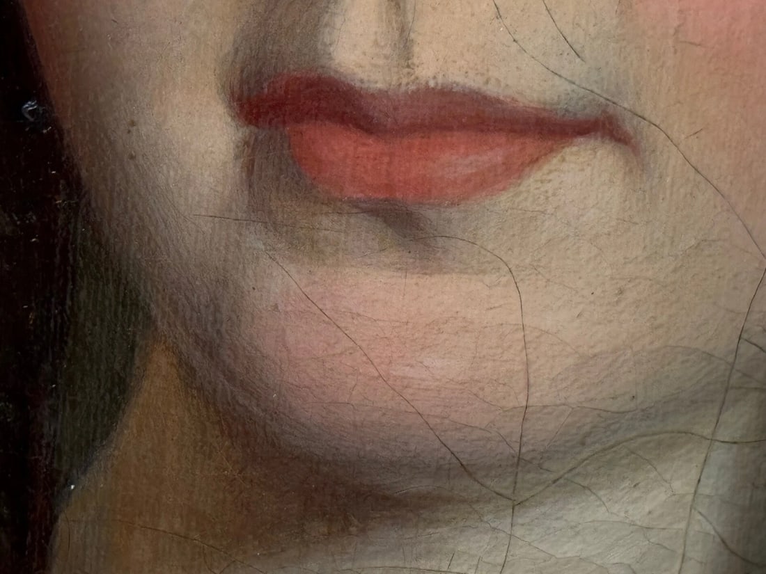 Large Early 19th Century English Oil Painting Portrait Lady Sara Losh 1785–1853 - 8