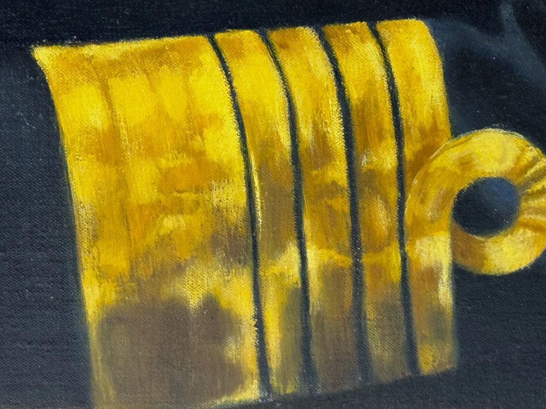 Historic Royal Portrait of King George VI in Naval Uniform by F.W.H.McCance - 11