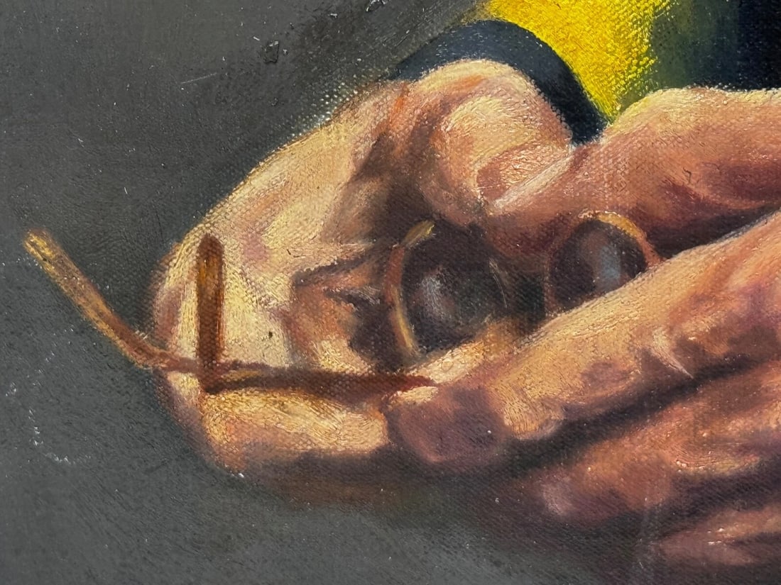 Historic Royal Portrait of King George VI in Naval Uniform by F.W.H.McCance - 9