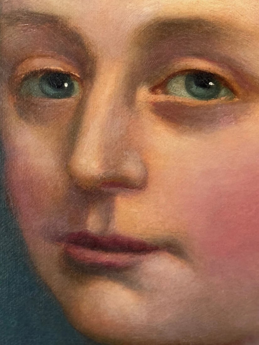 19th Century Portrait Eliza Maddock of Onchan Isle of Man With Havanese Dog - 10