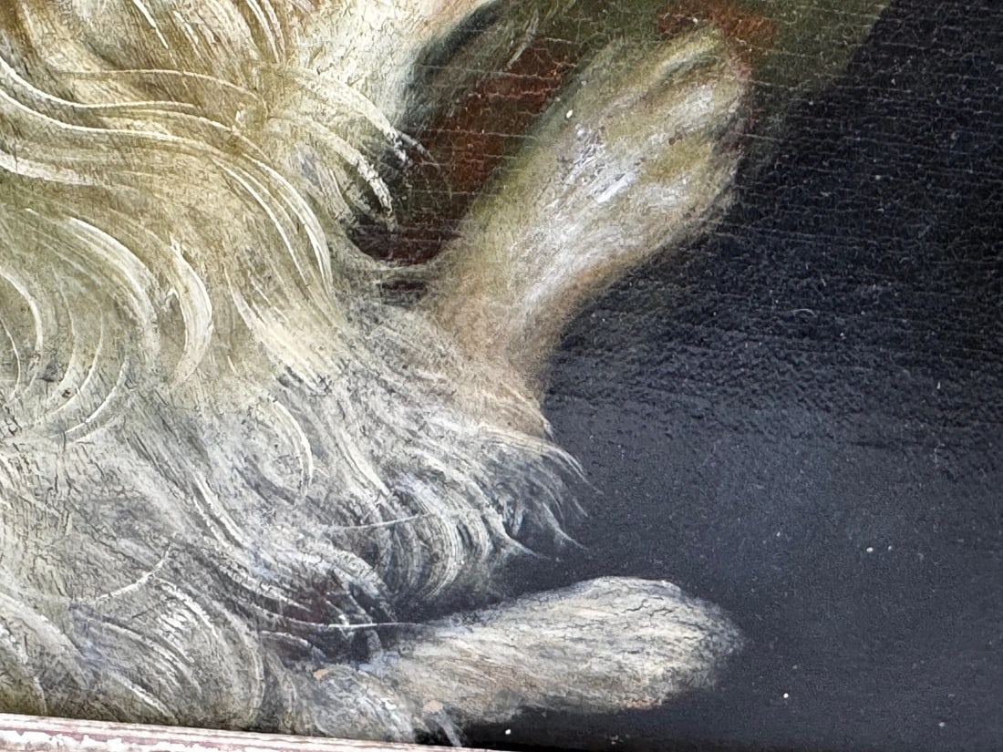 19th Century Portrait Eliza Maddock of Onchan Isle of Man With Havanese Dog - 5