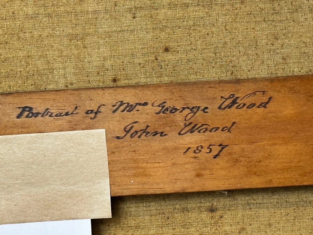 Important Victorian Oil Portrait Lady Sarah Sophia Wood née Clark By John Wood - 11