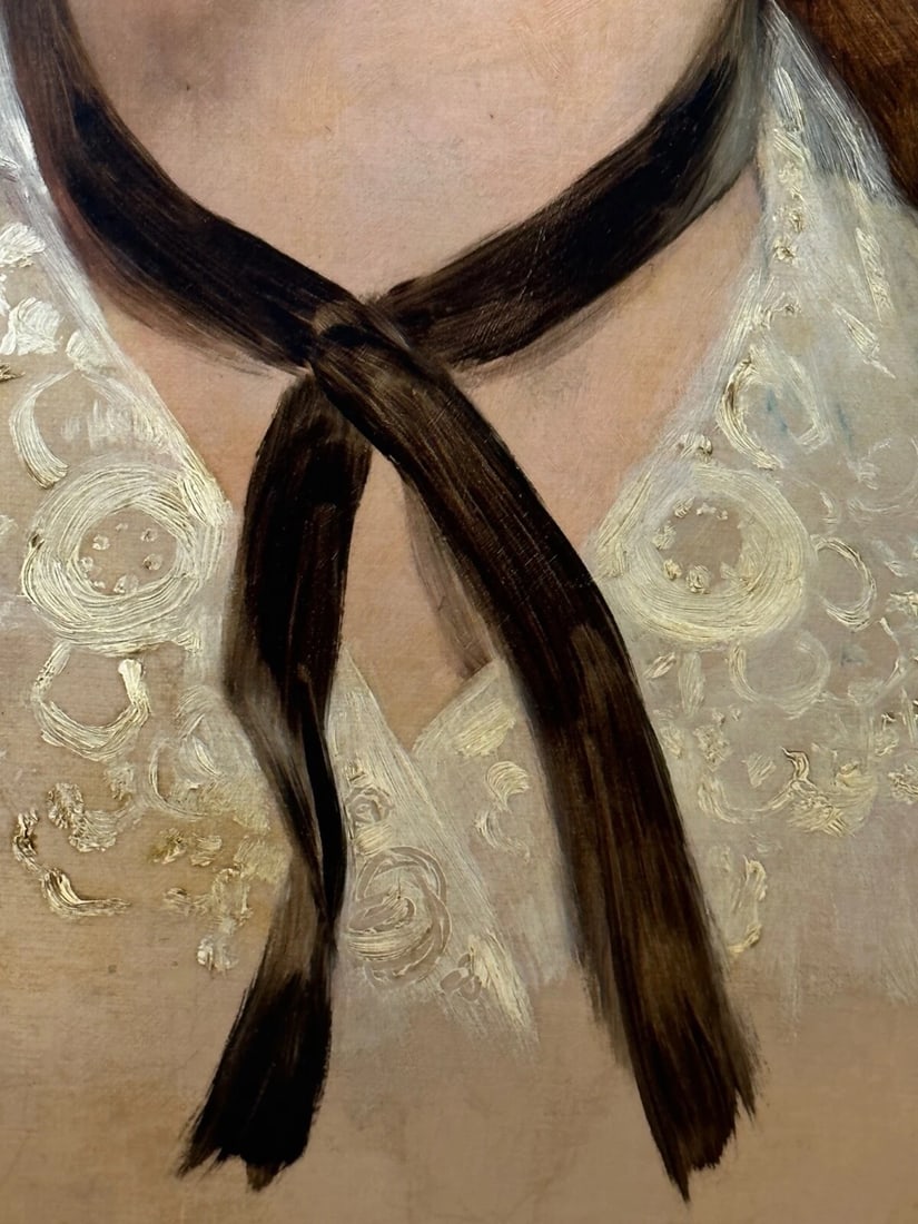 Important Victorian Oil Portrait Lady Sarah Sophia Wood née Clark By John Wood - 13