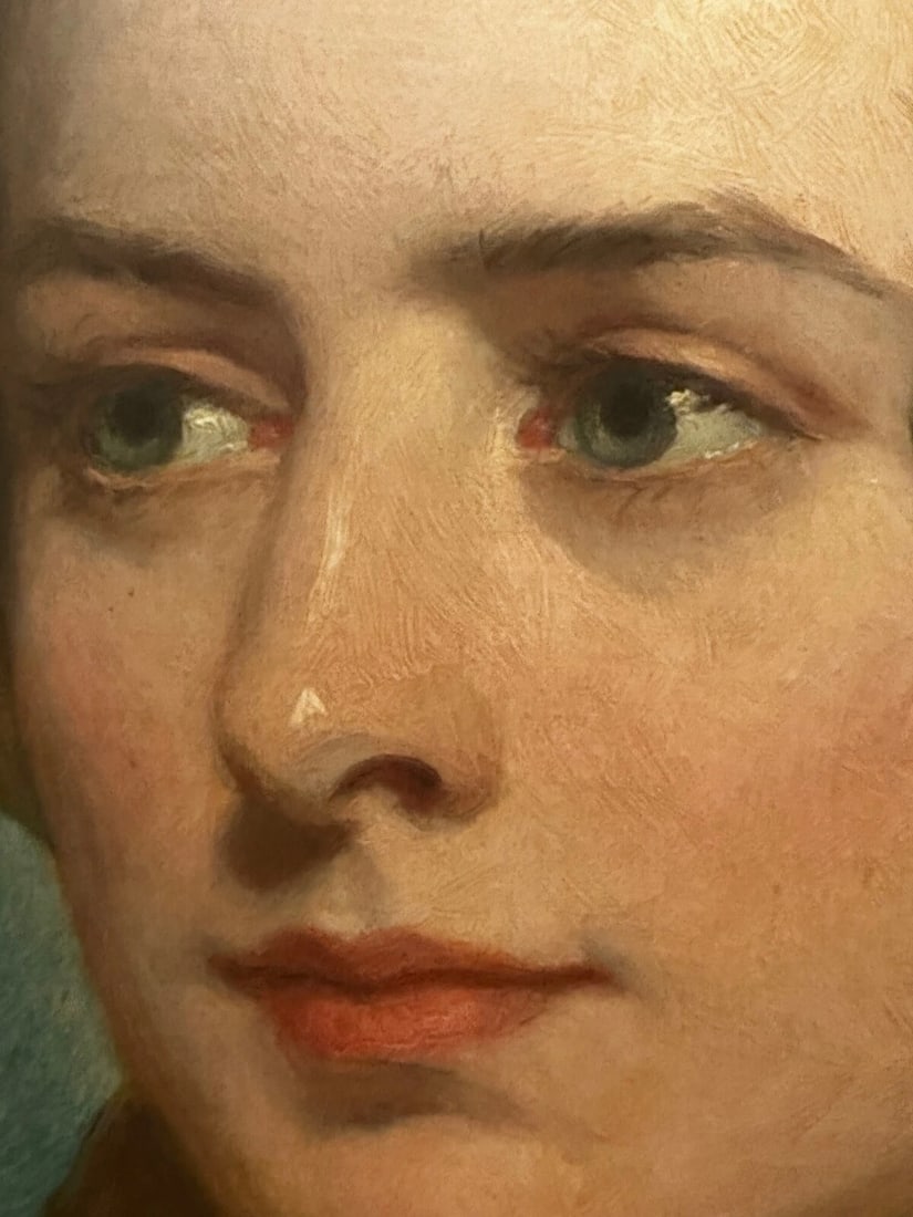 Important Victorian Oil Portrait Lady Sarah Sophia Wood née Clark By John Wood - 14