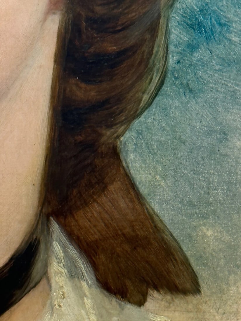 Important Victorian Oil Portrait Lady Sarah Sophia Wood née Clark By John Wood - 17