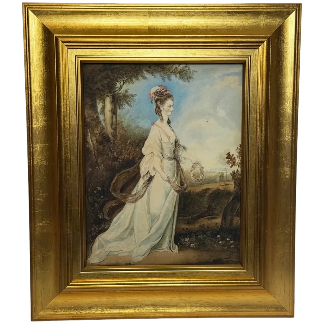 Painting Lady Jane Stanhope as Aurora In the Manner of Sir Joshua Reynolds C1785 (1 of 20)