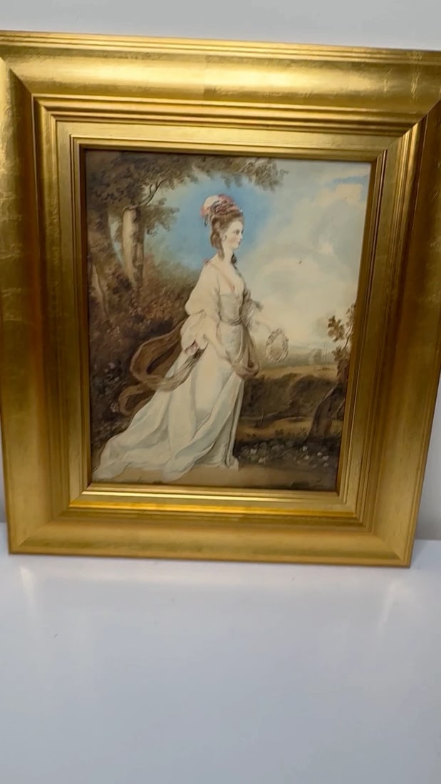 Painting Lady Jane Stanhope as Aurora In the Manner of Sir Joshua Reynolds C1785 - 2