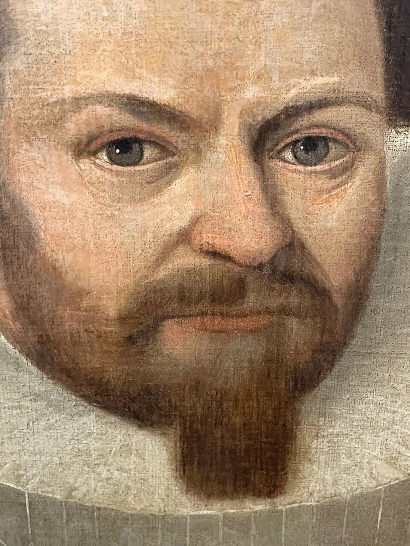 Oil Portrait Dutch Wealthy Merchant In The Manner of Michiel van Mierevelt C1625 - 11