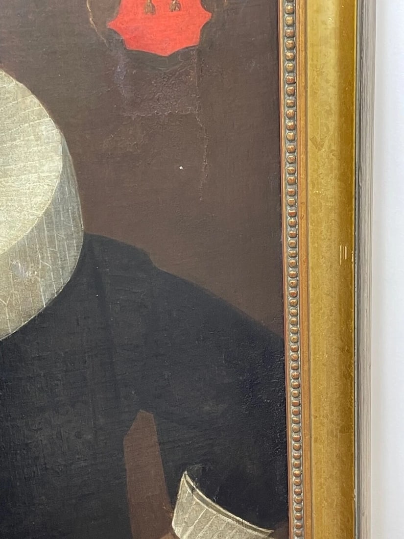 Oil Portrait Dutch Wealthy Merchant In The Manner of Michiel van Mierevelt C1625 - 6