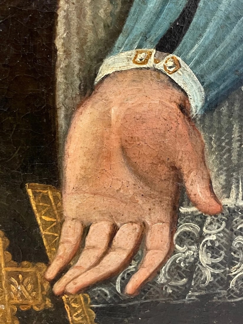 Baroque Old Master 18th Century Italian Oil Painting Portrait Pope Clement XIII - 7