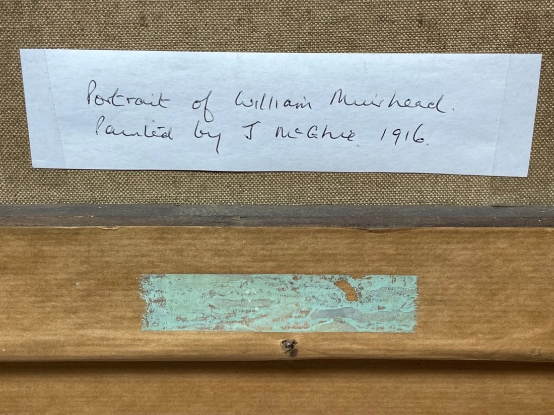 Scottish Oil Painting Portrait Of Glasgow Iron & Steel Merchant By John McGhie - 16