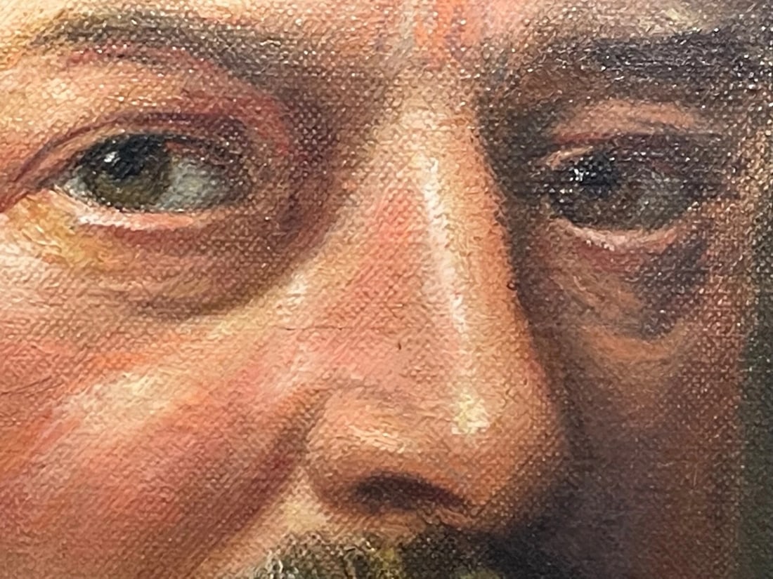 Scottish Oil Painting Portrait Of Glasgow Iron & Steel Merchant By John McGhie - 5