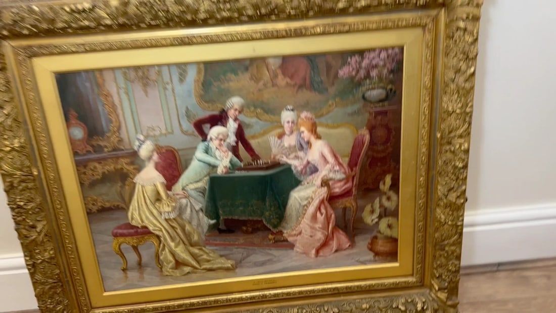 A Chess Problem in the Drawing Room Drama of a Courtly Move By Carlo Ferranti - 2