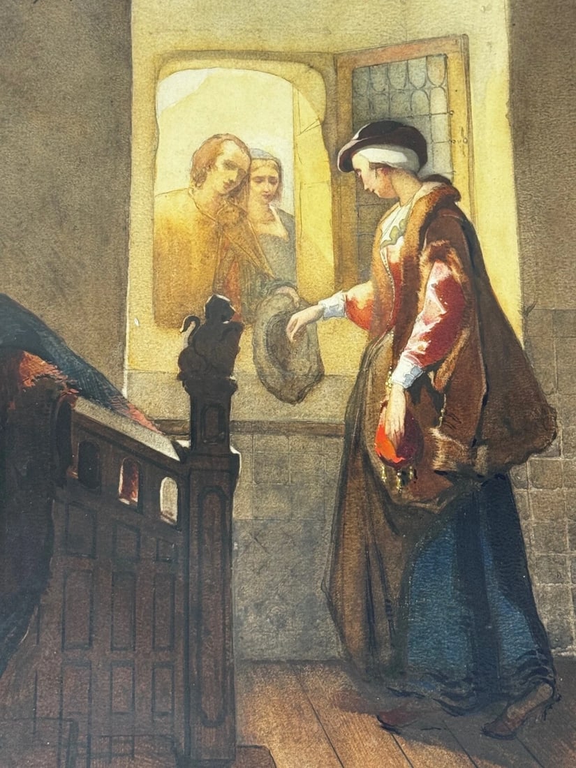 Painting Tudor Monarch Noble Mary Stuart Queen Of Scots By Christoffel Bisschop - 3