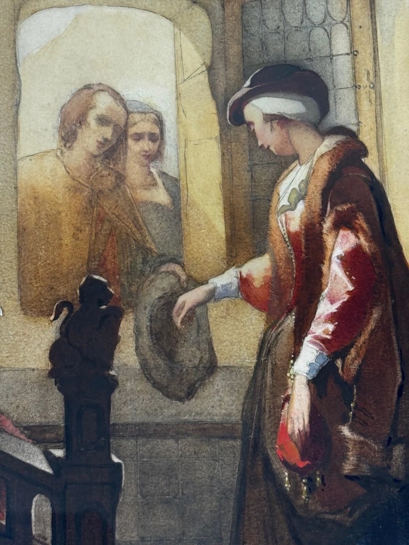 Painting Tudor Monarch Noble Mary Stuart Queen Of Scots By Christoffel Bisschop - 4