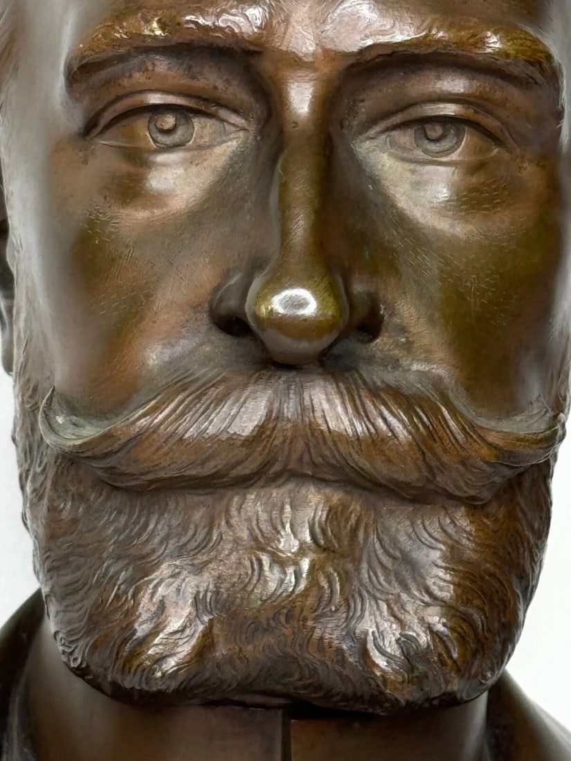 French President Bust Marie François Sadi Carnot By Adolphe Jean Lavergne - 12