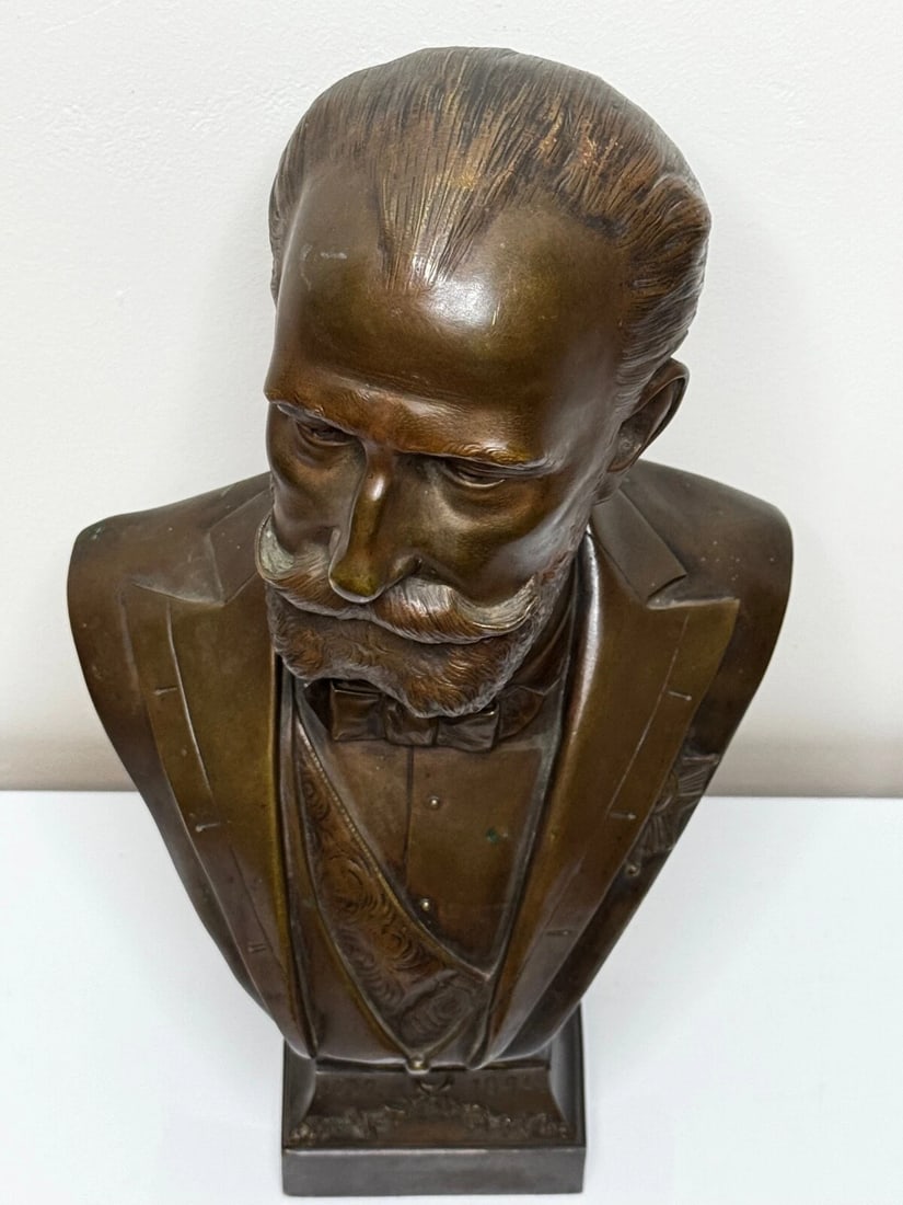 French President Bust Marie François Sadi Carnot By Adolphe Jean Lavergne - 4