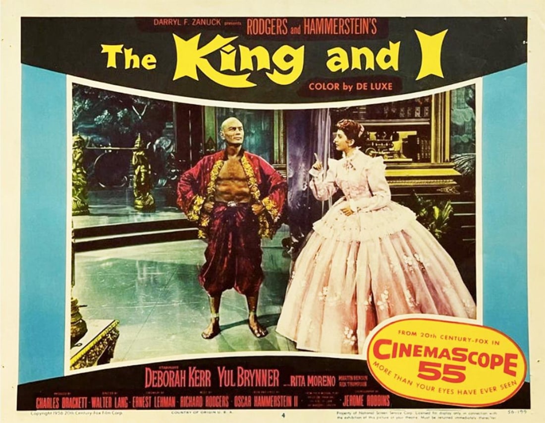 The King and I - Original 1956 Lobby Card #4: 1956 - 8