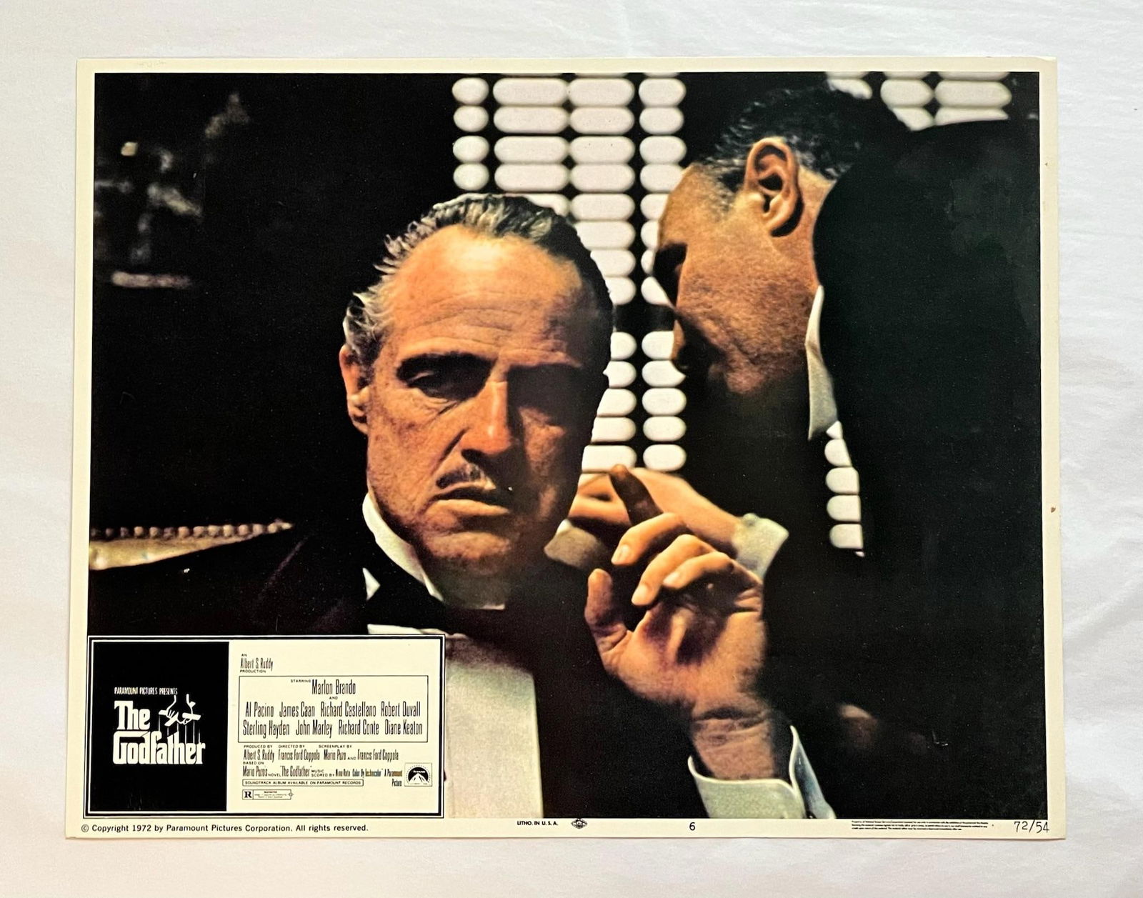 The Godfather - Original 1972 Lobby Card #6: 1972 - 9