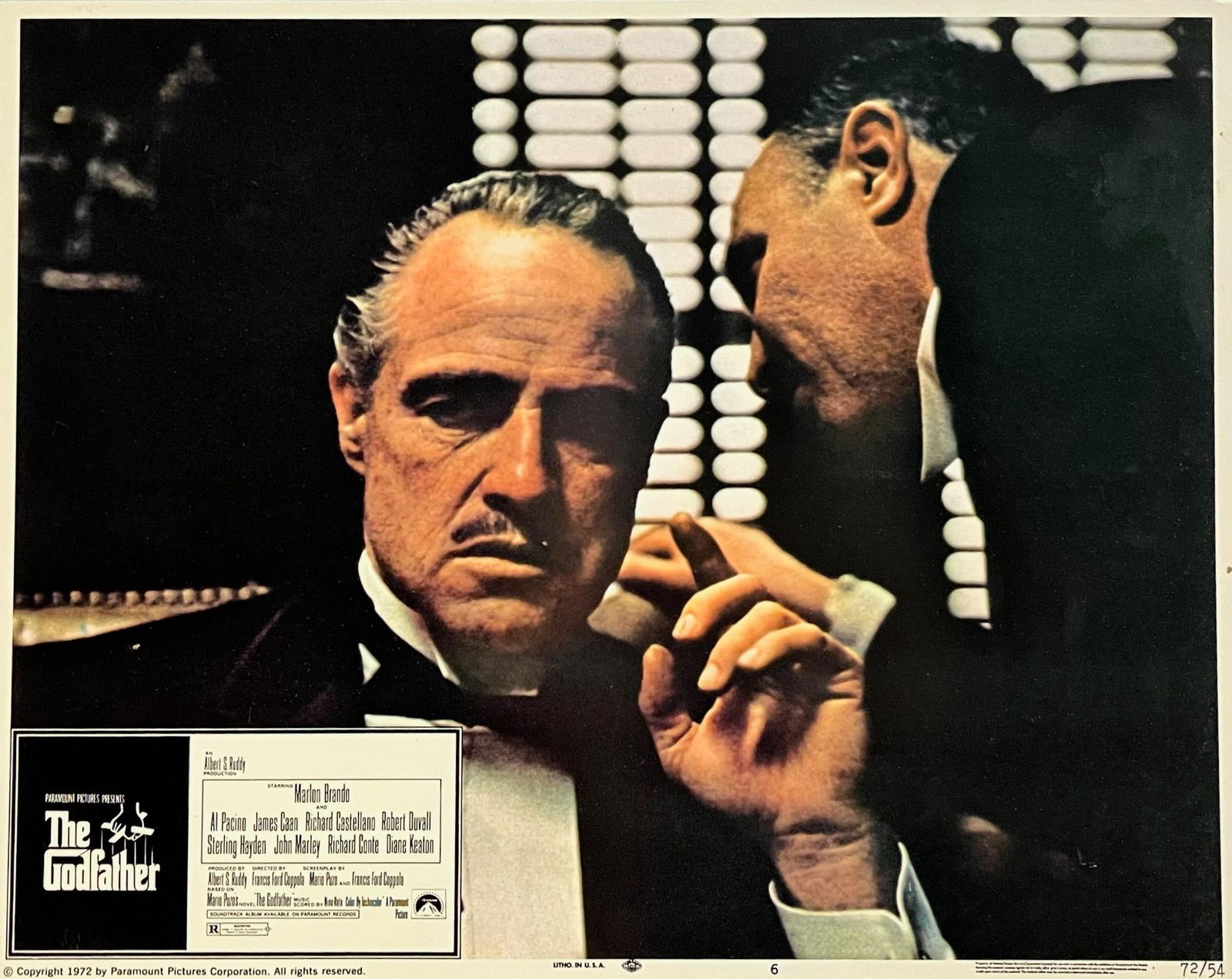The Godfather - Original 1972 Lobby Card #6: 1972 (1 of 11)
