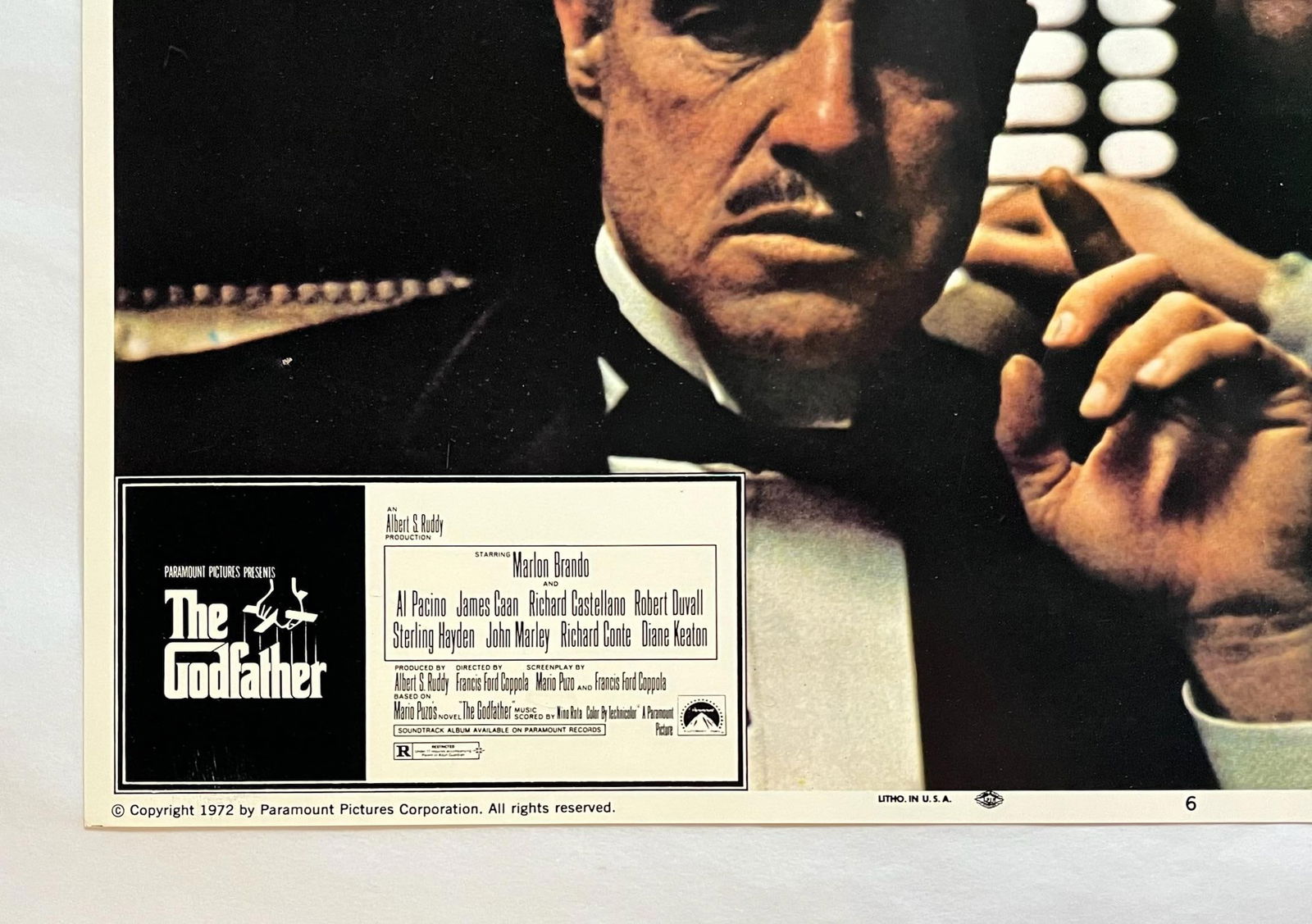 The Godfather - Original 1972 Lobby Card #6: 1972 - 3
