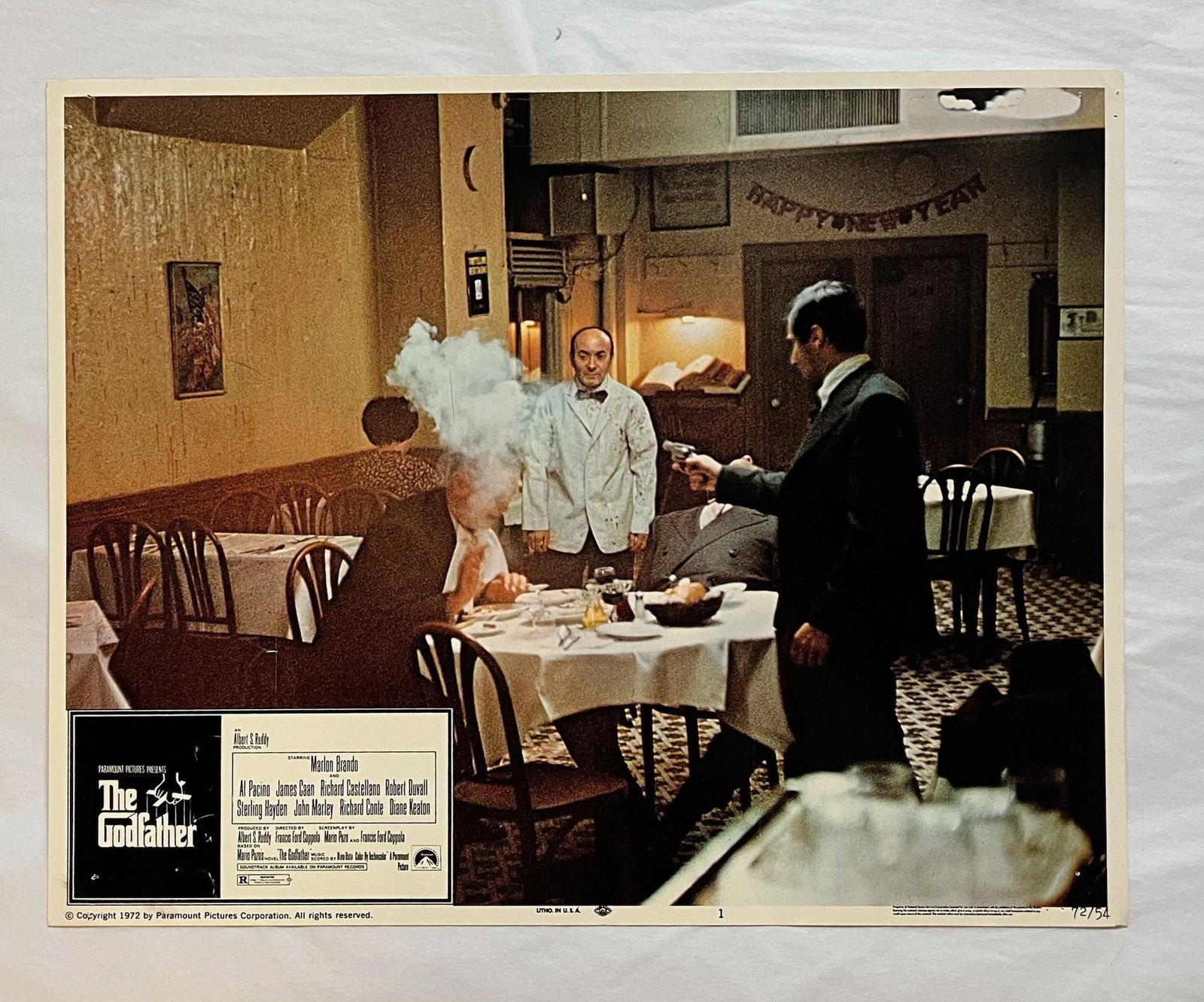 The Godfather - Original 1972 Lobby Card #1: 1972 - 7