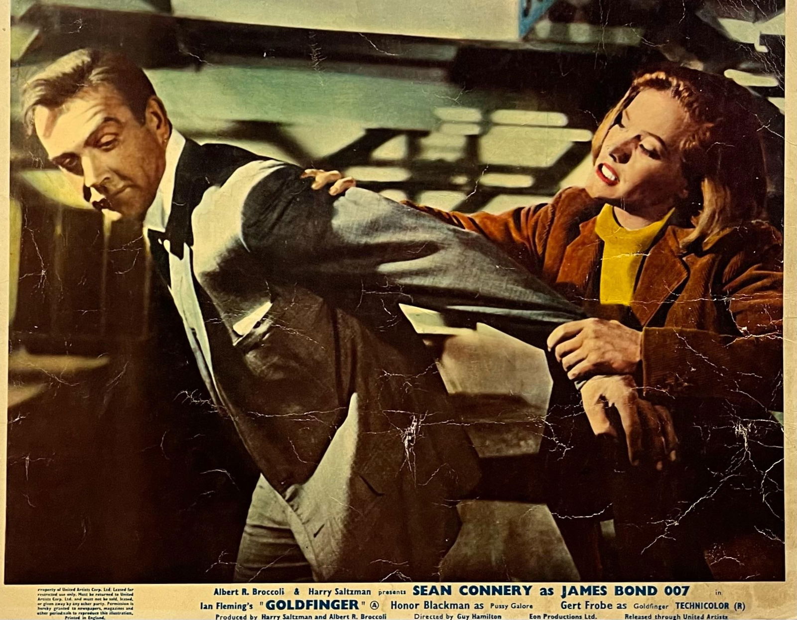 James Bond Goldfinger - Original 1964 Lobby Card: 1964 (1 of 5)