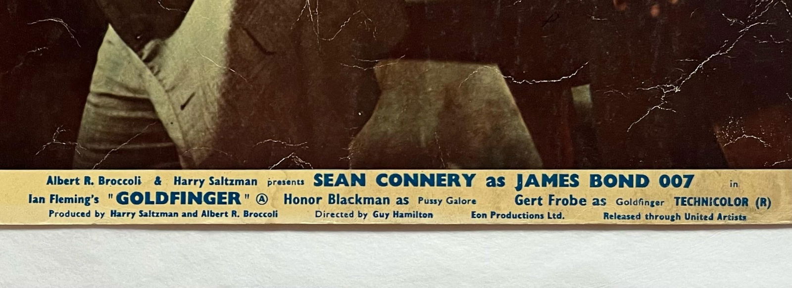 James Bond Goldfinger - Original 1964 Lobby Card: 1964 - 4