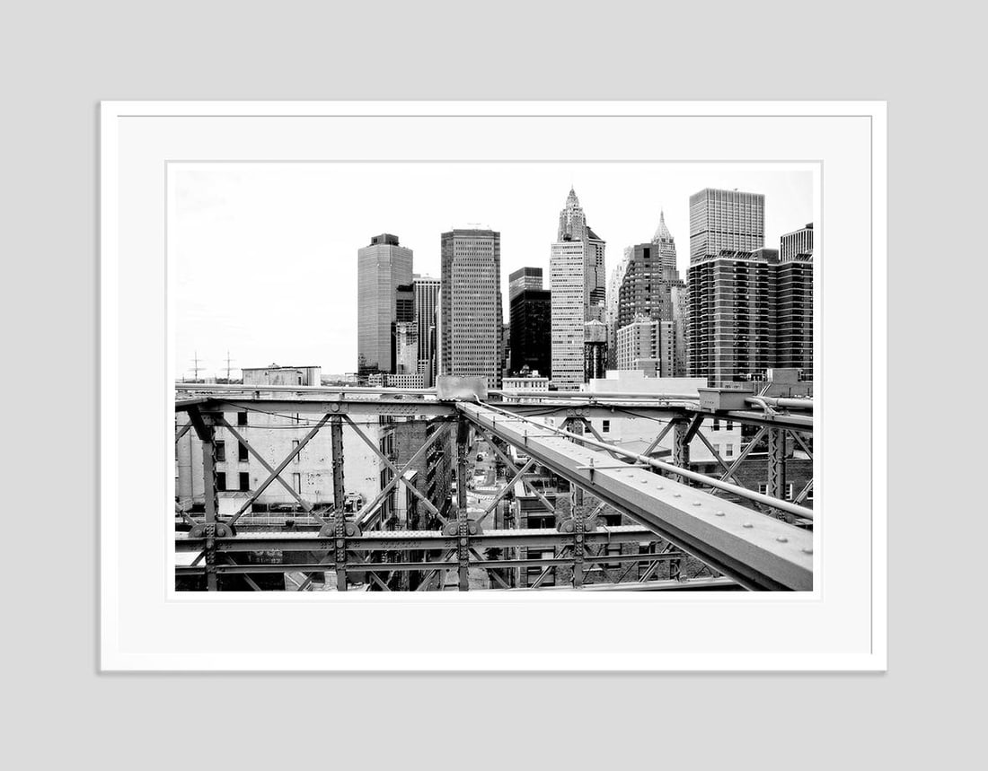 NYC View From The Bridge - Oversize Signed Limited Edition Print: 2024 - 3